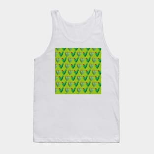 Cactus heart nopal adorable prickly pear mexican modern pattern Tank Top